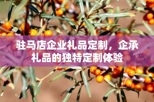 驻马店企业礼品定制，企承礼品的独特定制体验