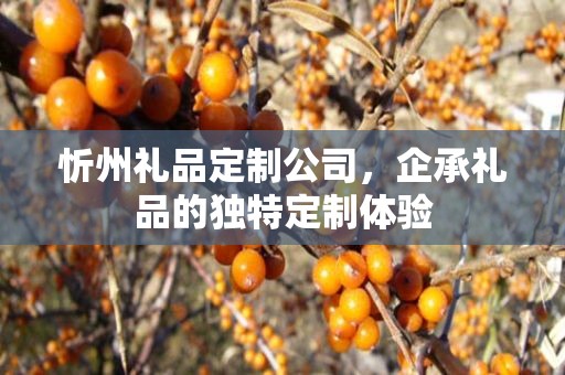 忻州礼品定制公司，企承礼品的独特定制体验