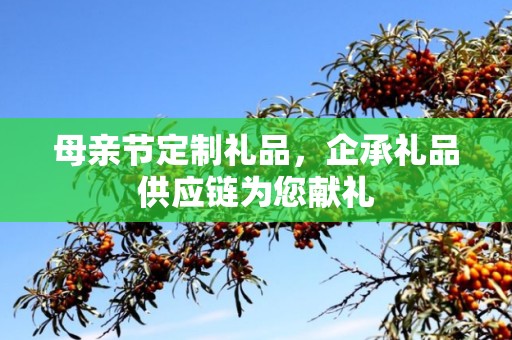 母亲节定制礼品，企承礼品供应链为您献礼